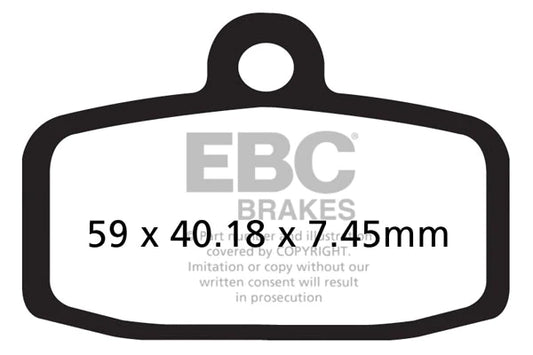 EBC Brake Pads for Bikes - Sintered FA612R - (1 Set)