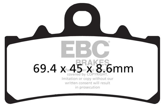 Front Brake Pads for BMW G310 GS(2017-Onw)-FA606HH-EBC
