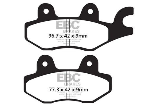 EBC Fully Sintered Front Brake Pad for Hero Xpulse-FA197HH