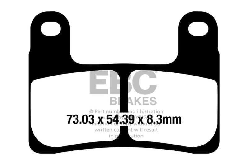 EBC Brake Pads Fully Sintered BMW R1250 GS (Front (2019-2021))-FA724HH*2(BUN)