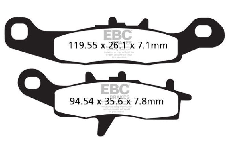 EBC Brake Pads Sintered (Front)-FA258R
