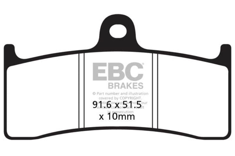 EBC Fully Sintered Brake Pads (Rear Rotor)-FA249HH
