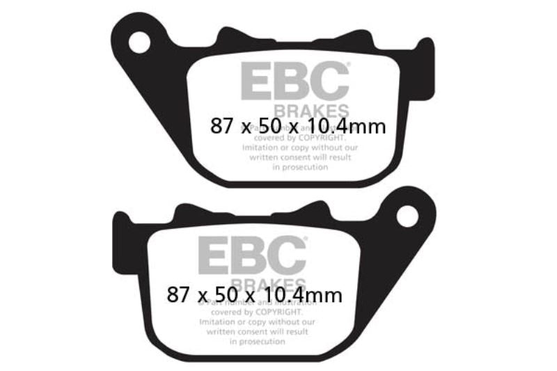 EBC Semi Sintered Brake Pads (Rear)-FA387V