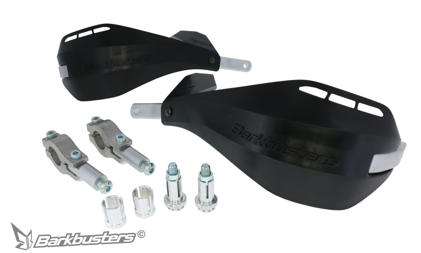 Barkbusters EGO Handguard-Standard Fitting Kit (Straight 22mm)-(Black/Black)-EGO-201-00-BB