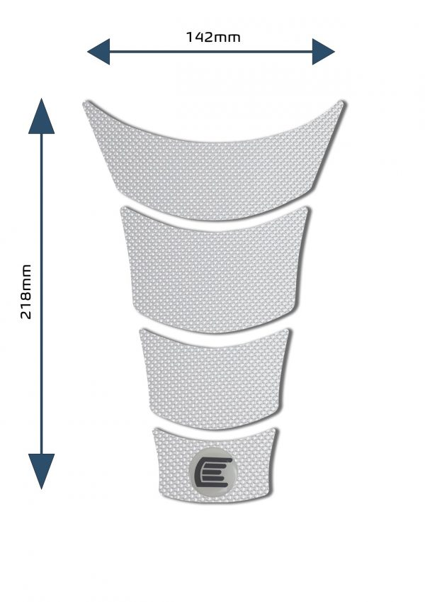 Eazi Grip Centre Tank Pads in Clear – Design A