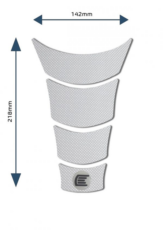 Eazi Grip Centre Tank Pads in Clear – Design A