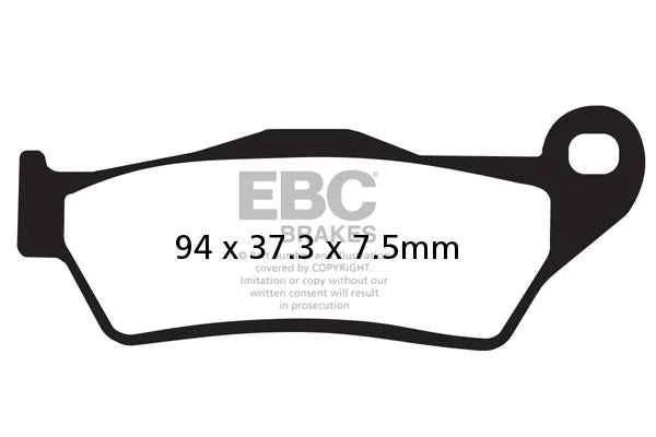 Front Brake Pads for Dominar (2016-18) Fully Sintered-FA181HH by EBC