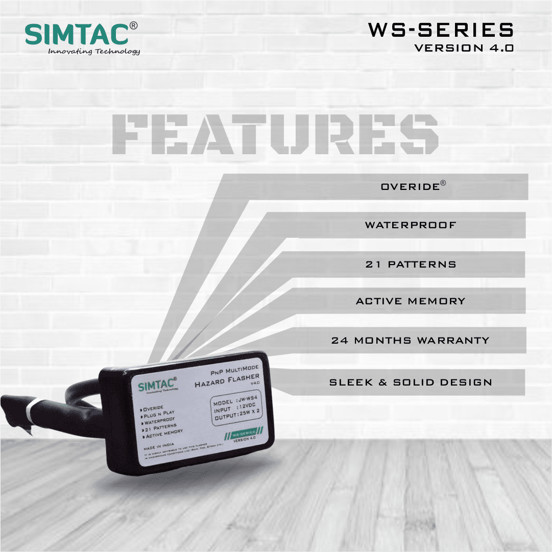JAWA 42 | Compatible | Simtac | PNP Hazard Flasher/Adapter/Module | JW-WS4 - Riders Junction