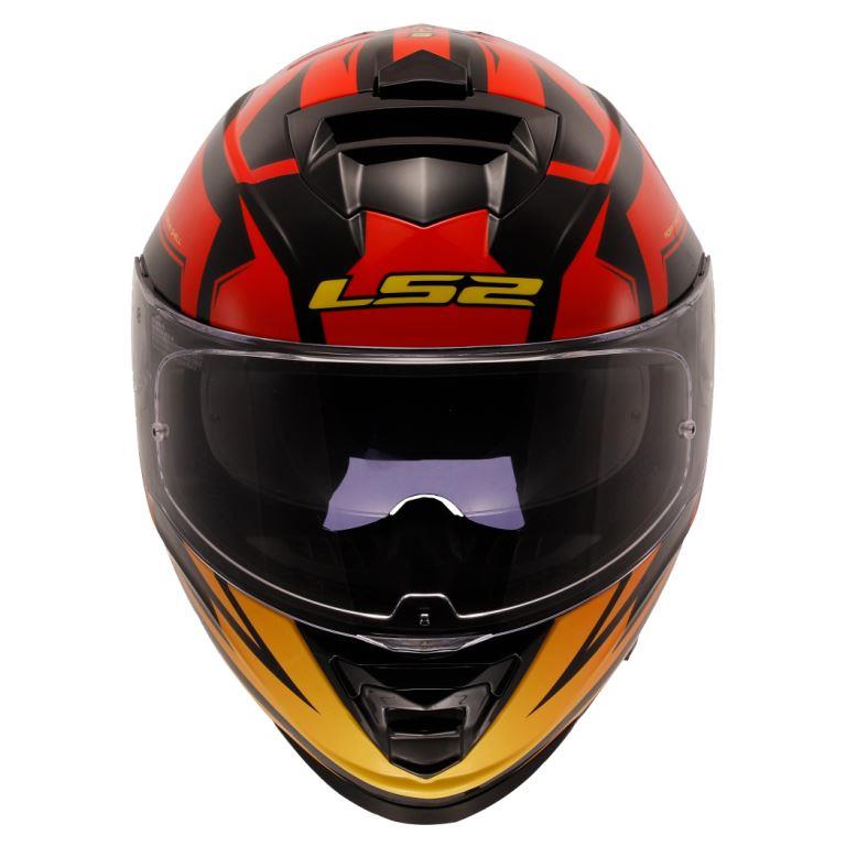 LS2 FF800 Storm Ii Atomik Red Shadow Helmet