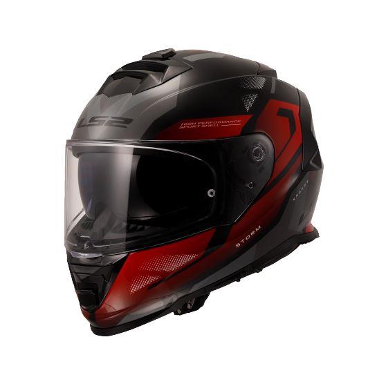 LS2 FF800 Storm Ii Rocker Red Grey-06 Helmet