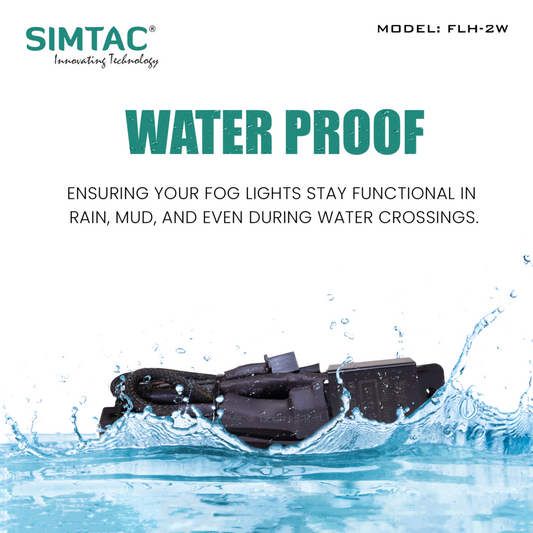 Simtac Dual Color Aux Light Wire Harness for Bikes & Cars - Riders Junction