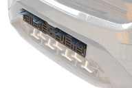 Four wheeler number plate clamp for four lights - Riders Junction