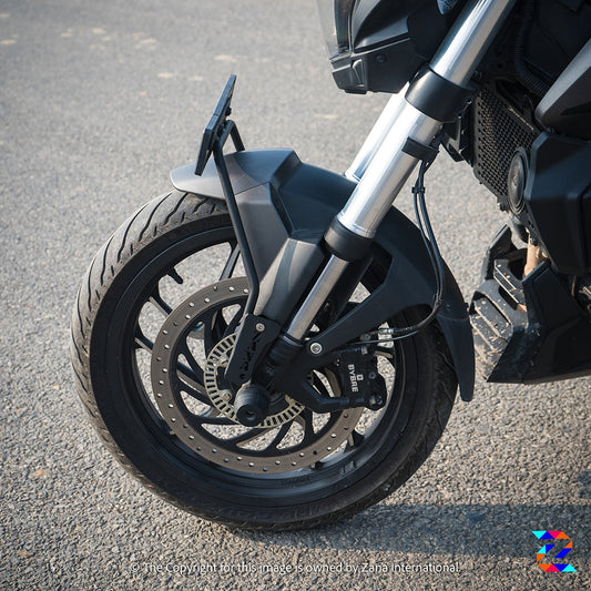 Front Number Plate Relocator Dominar 250/400 (2019-22) - Riders Junction
