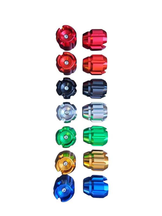 Front Wheel Axle Fork Slider Cnc Universal (Silver)