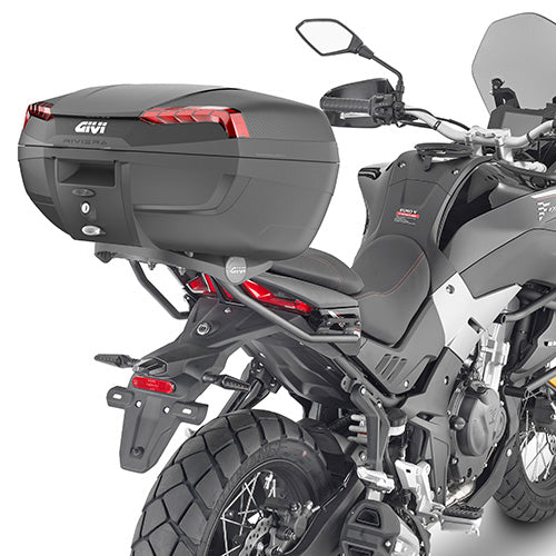 GIVI 46 LTR Monolock® Top-Case Black With Smoked Reflector Universal Mounting Plate Included - E46NT