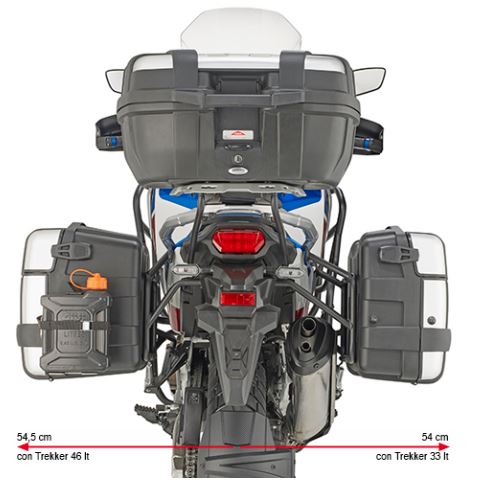 GIVI Specific Monokey Pannier Fitting For Honda Africa Twin Adventure Sports CRF 1100L 2020- PLO1178MK