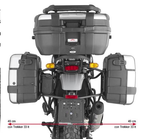 GIVI Specific Pannier Holder For Monokey® Or Retro Fit Side-cases For Royal Enfield Himalayan (2021 - 2023)