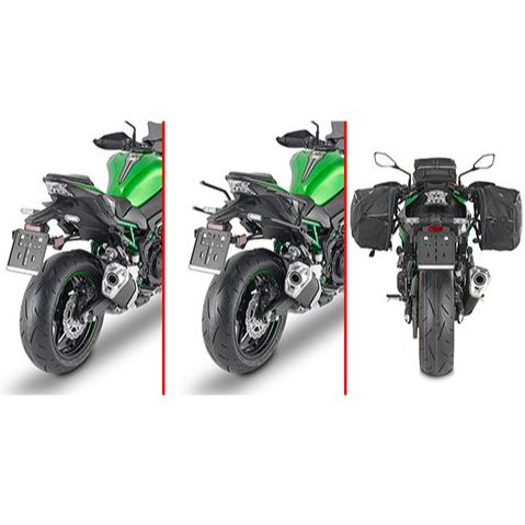 GIVI Specific Rapid Release Holder Remove-x For Soft Side Bags Kawasaki Z 900 (2020-2024) - TR4118