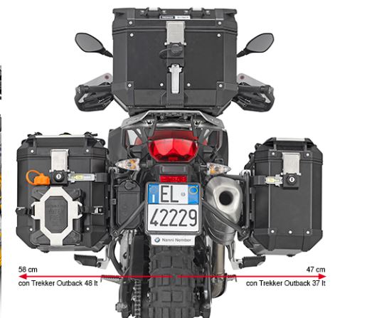 GIVI Specific pannier holder for BMW F 850 GS (2018 - 2020)- PL5127CAM