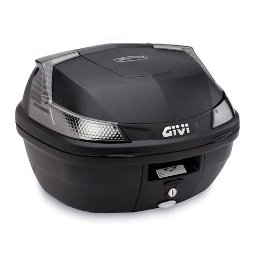 GIVI Top Case Monolock 37ltr. Black With Smoked Reflectors - B37NT