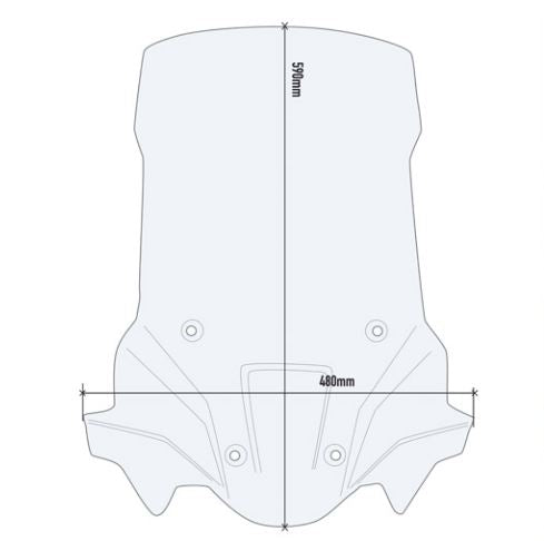 GIVI Windscreen for Triumph Tiger 900 - D6418ST