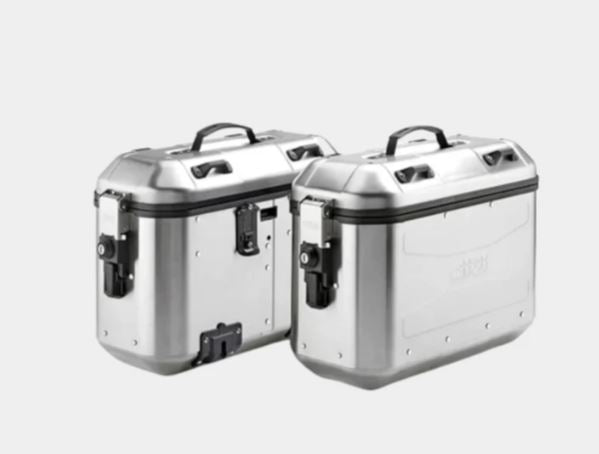 Givi Monokey Dolomiti Side Cases Silver 36Ltr - DLMK36APACK2