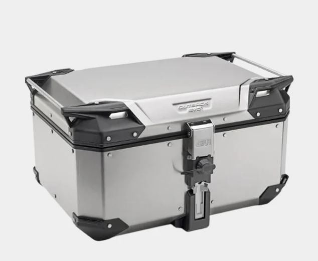 Givi Monokey Trekker Outback EVO 58L Silver Top Case - OBKE58A