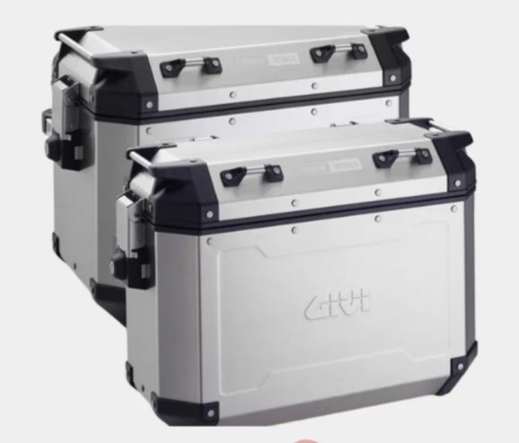 Givi Trekker Outback 48/37 Black Line/Aluminium Side Cases