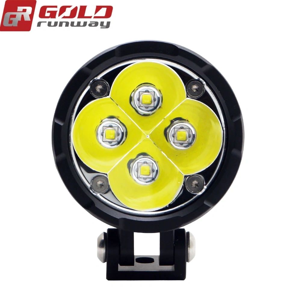 Gold Runway GR CR 4 Premium LED Auxiliary Driving Lights 3800 Lumens For Motorcycles