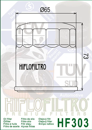 Oil Filter 303 by HI FLO - Riders Junction