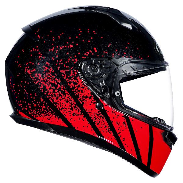 HJC C10 Haven Helmet (Black & Red)