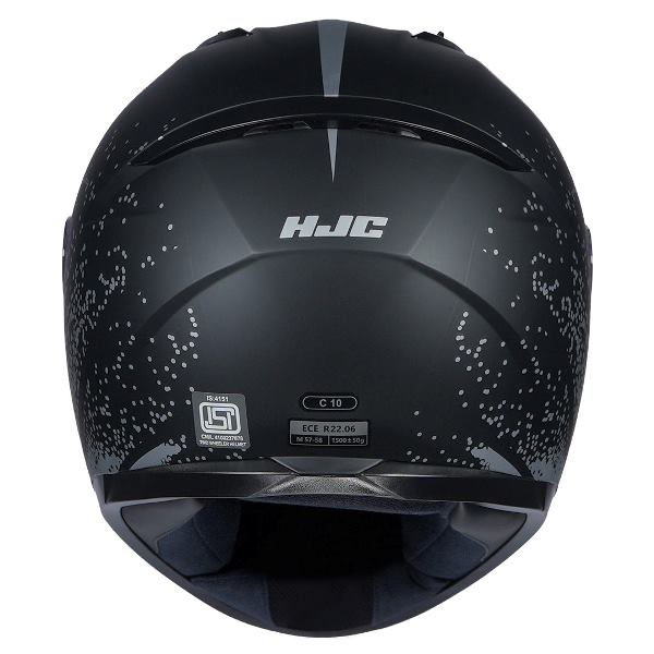 HJC C10 Haven Helmet (Black & Silver)