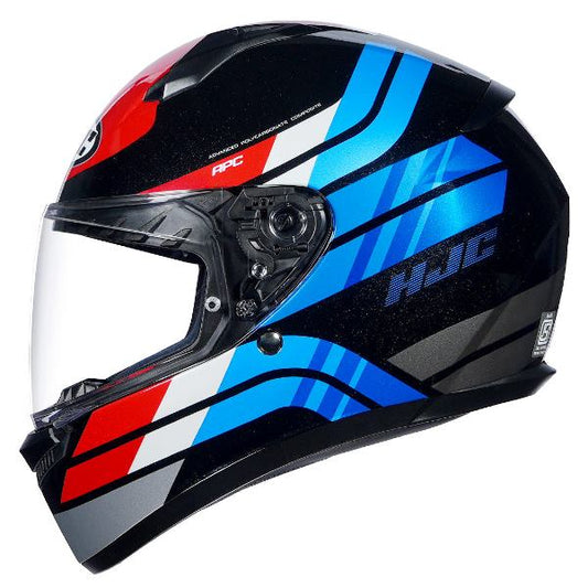 HJC C10 Hiper Helmet (Black Red & Blue)