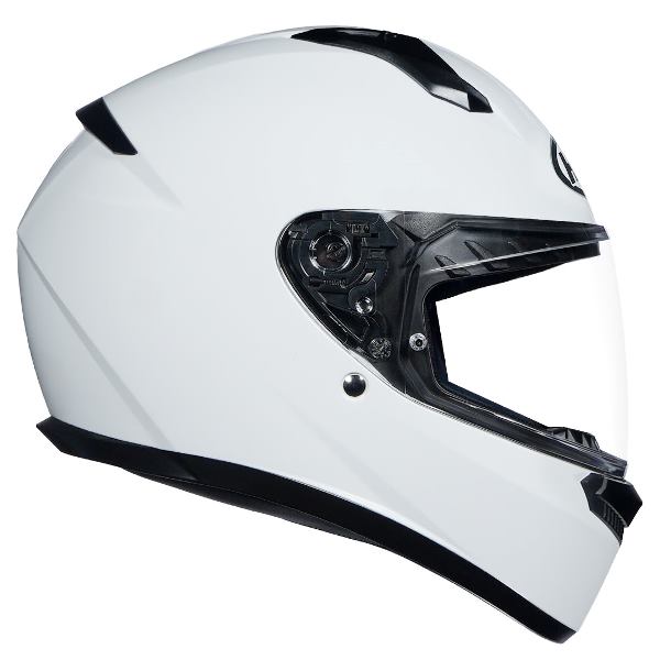HJC C10 Solid White Helmet