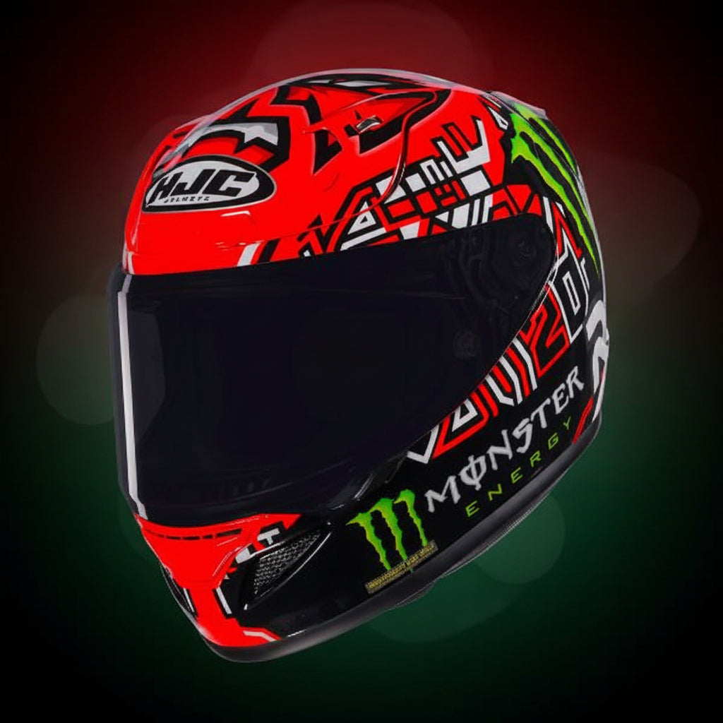 HJC RPHA 12 Quartararo Replica Helmet (Orange & Red)