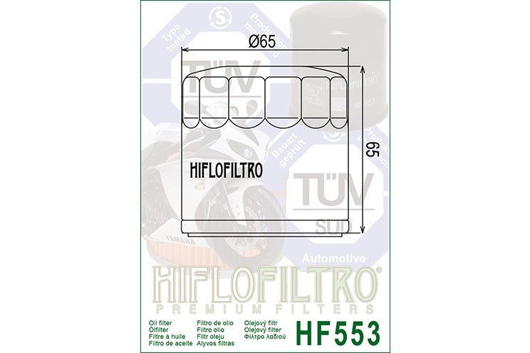 HiFlo Oil Filter 553 (HF553)