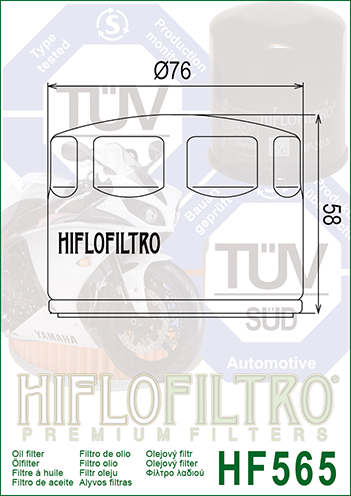 HiFlo Oil Filter 565 (HF565)
