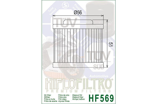 HiFlo Oil Filter 569 (HF569)