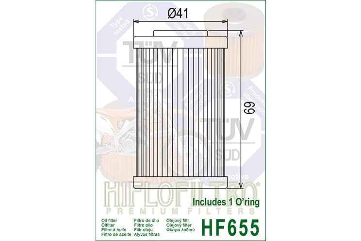 HiFlo Oil Filter 655 Standard (HF655)