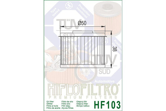 HiFlo Oil Filter (HF103)