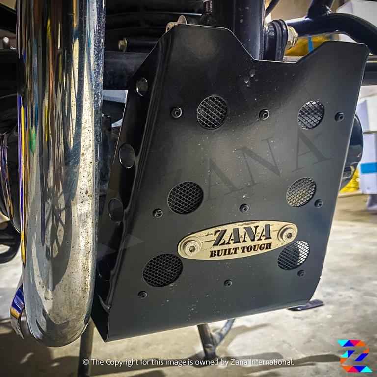 Retro Sump Guard CB350 H'NESS / Bash Plate Black - ZANA - ZI-8081