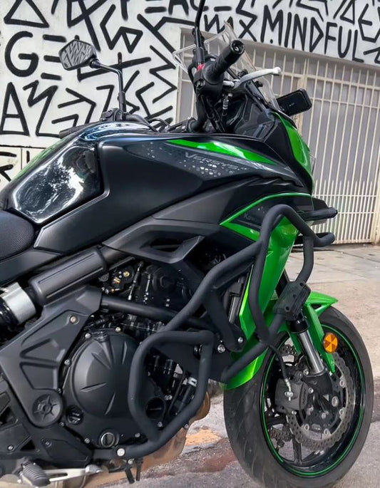 Hyperrider-Kawasaki Versys 650 Crash Guard (Black)-HRV65006S