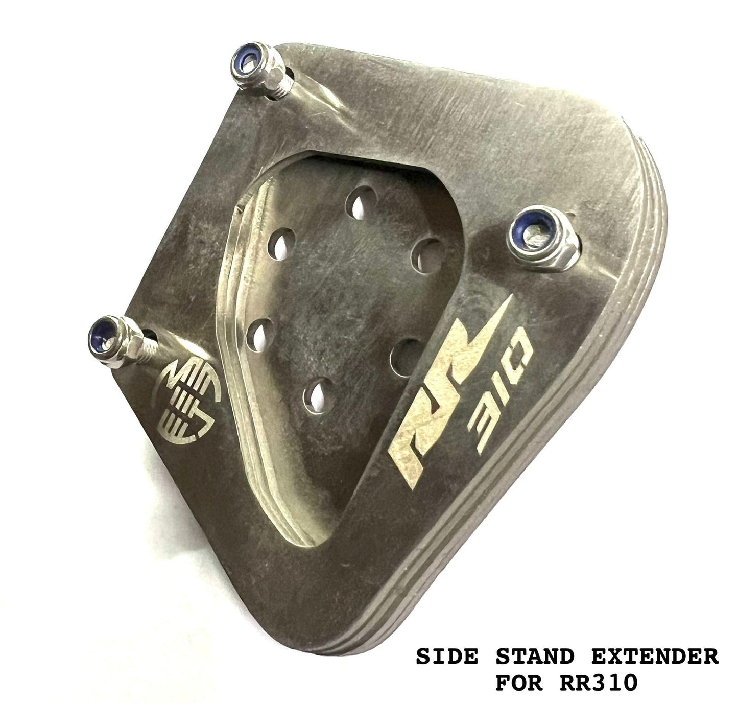 Side Stand Extender for BMW RR 310 - Silver - Riders Junction