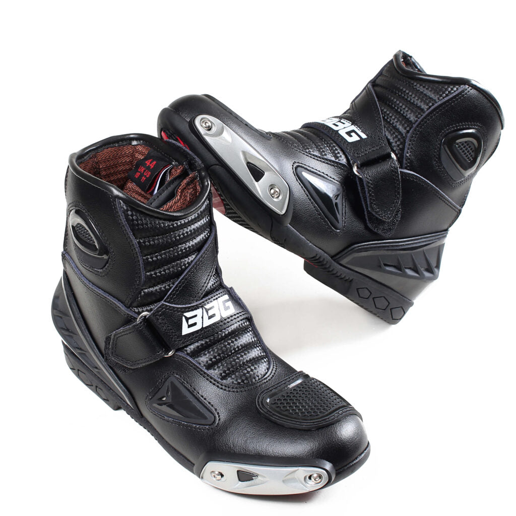 Black Riding Ankle Boots - Biking Brotherhood - Riders Junction