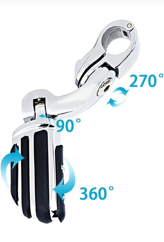 Highway Footrest for Harley Davidson - Chrome Type 1 - Riders Junction