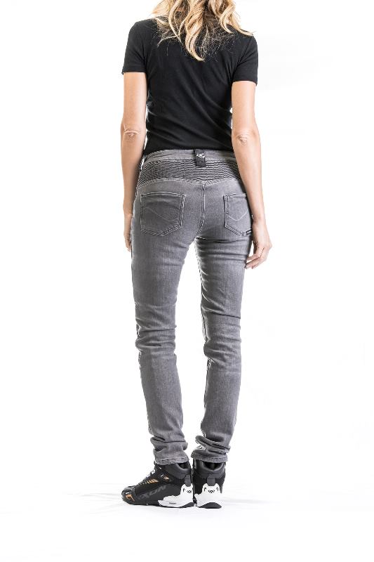 IXON Cathelyn Ladies Motorcycle Jeans Pants - Light Grey
