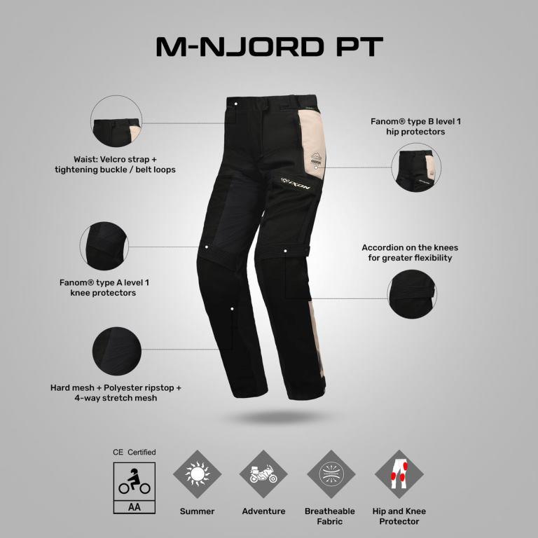 IXON M-Njord Pant - SandBlackRed