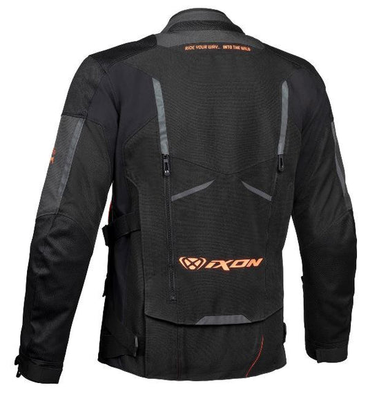 IXON Ragnar Jacket - Black/Anthracite/Orange