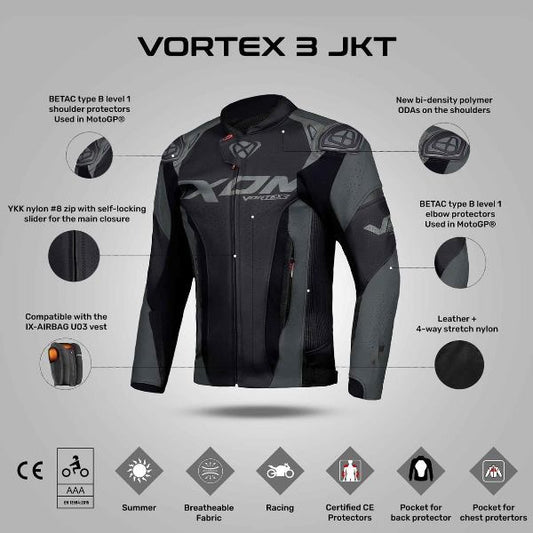 IXON Vortex 3 Jacket - Black