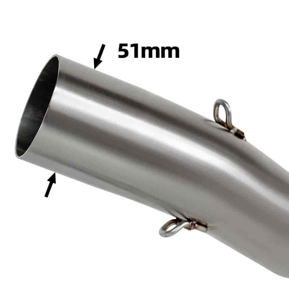 Imported Exhaust Silencer Bend Pipe With Catalytic Converter For Aprilia RS 457